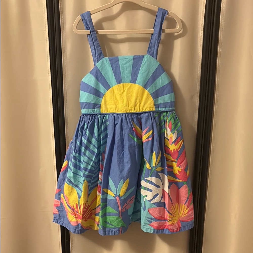 Shrinking Violet Blue and Yellow Dress